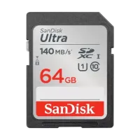 Sandisk Ultra 64GB 140Mbps SDXC UHS-I Memory Card (SDSDUNB-064G-GN6IN)